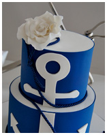 Yachting Theme Wedding Cake